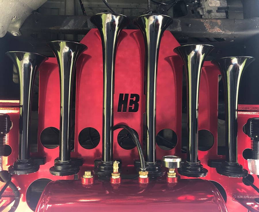 Corey's 2018 Chevy Suburban Train Horn Install