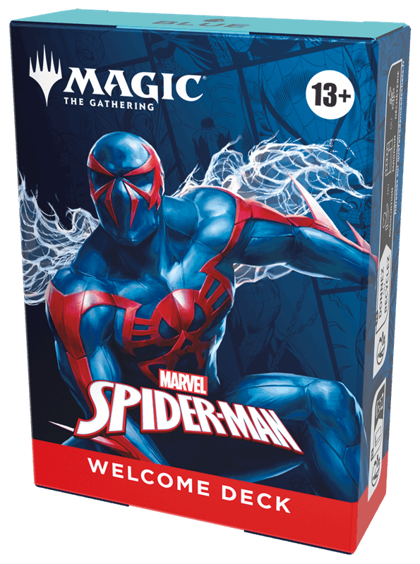 Marvel Spider-Man Welcome Deck for Magic: The Gathering, ages 13 and up.