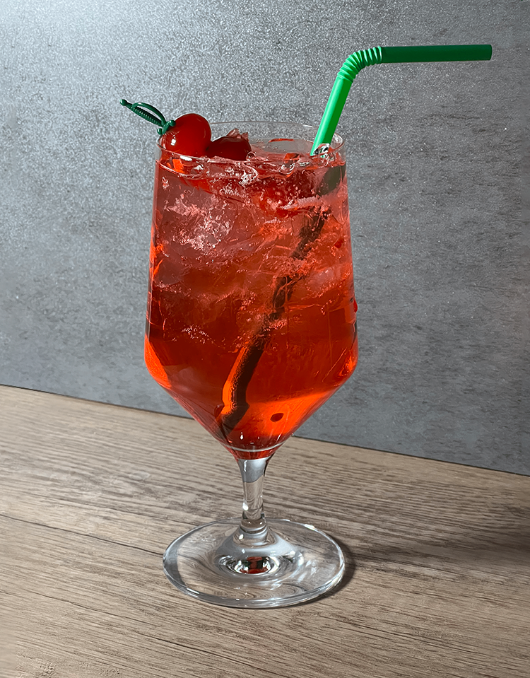 Floral Shirley Hemple THC cocktail can