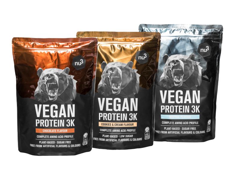 nu3 Vegan Protein 3K 3 Monatspaket