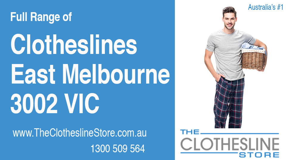 New Clotheslines in East Melbourne Victoria 3002