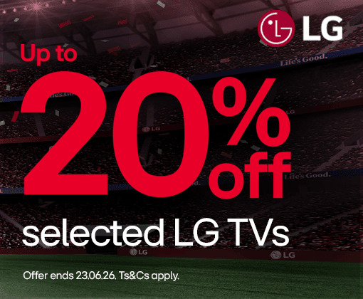 LG TVs: up to 20% off selected models.
