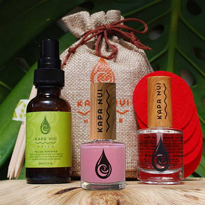 non toxic nail polish starter set in noe 'ula