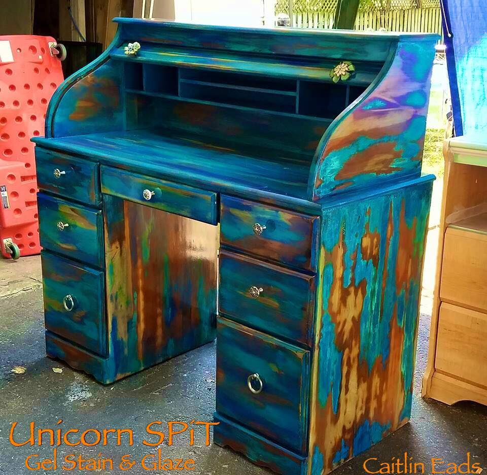 How To Burn Wood Grain then Stain with Unicorn SPiT!, By Michelle Nicole's  : ARTiSTiC ViVATiONS