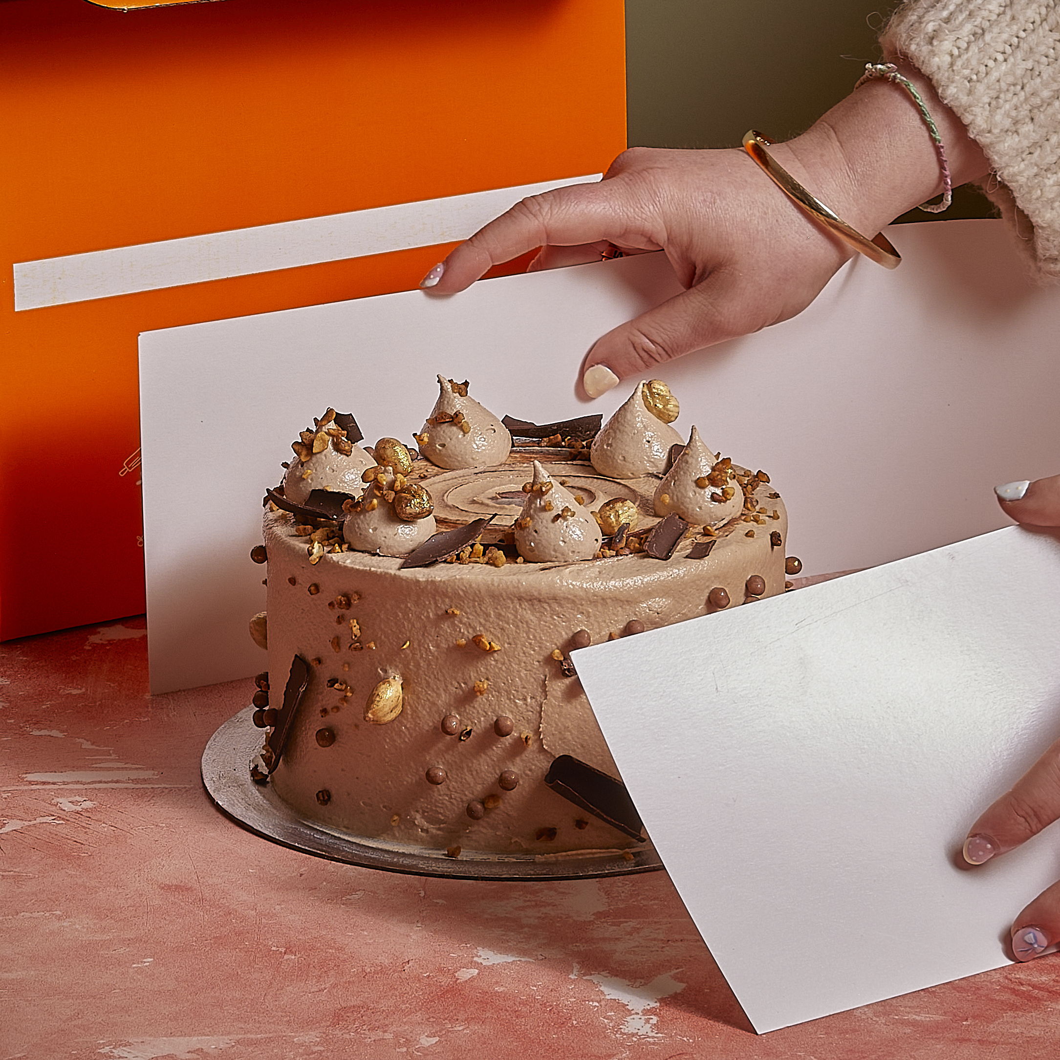 Treats being hand made in the Cutter & Squidge London bakery