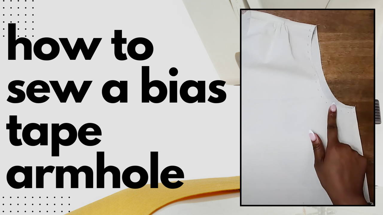 How to Sew a Bias Tape Armhole