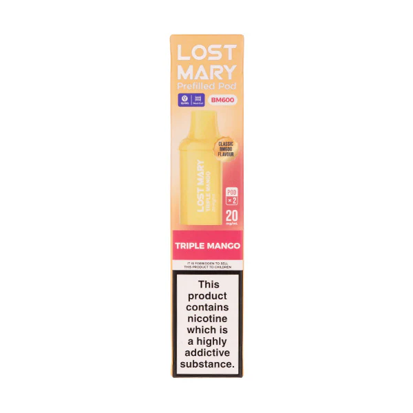 Lost Mary BM600 Prefilled Pod - Triple Mango