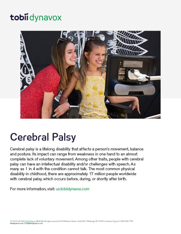 Cerebral palsy brochure