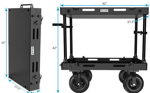 Proaim Victor Lite Video Production Camera Cart