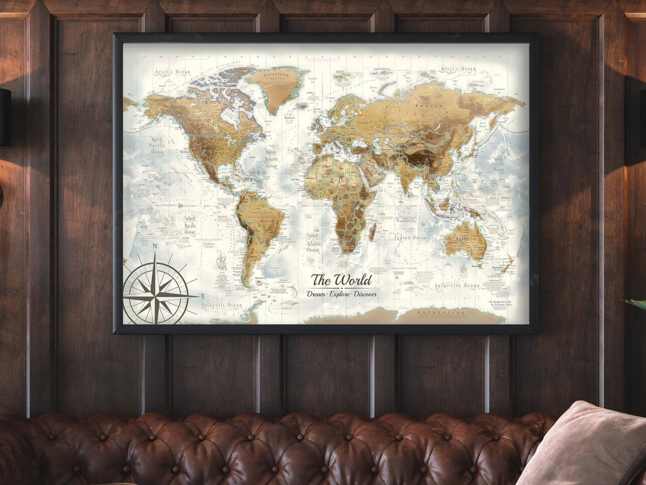 old world travel map