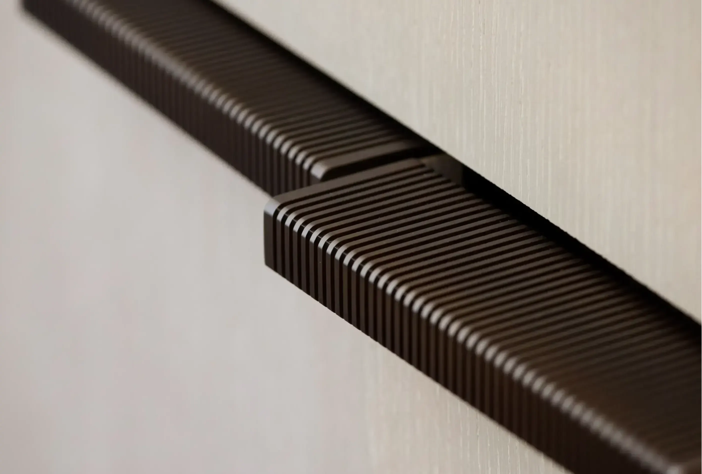 We collaborated on our Grove bamboo collection a few years ago. It remains a best-seller for the brand and is a long-standing favourite at Armac Martin. What drew you to creating this collection? I’ve always loved the soft, organic silhouette of bamboo. It has a wonderful way of adding elegance while also softening joinery, whether it’s used in a kitchen, wardrobe or dressing room.