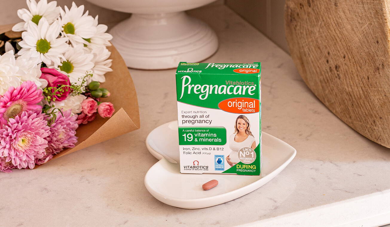 Pregnacare Original Pack On Table