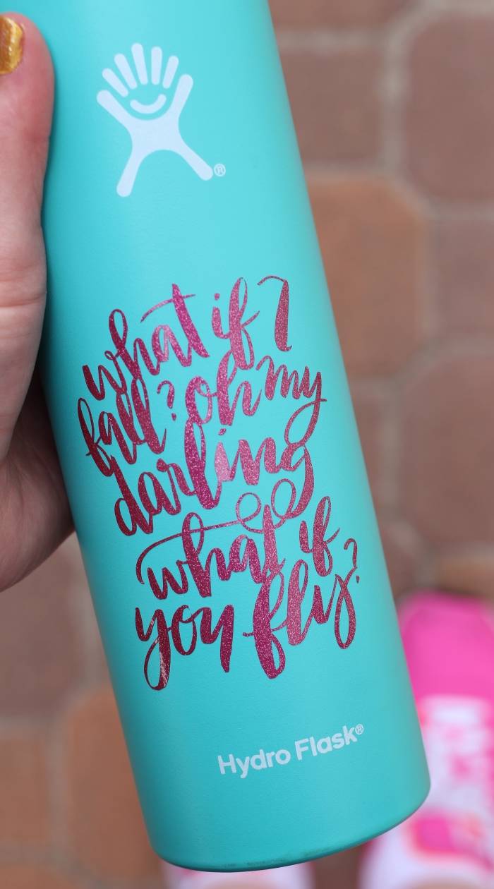 vinyl on hydro flask