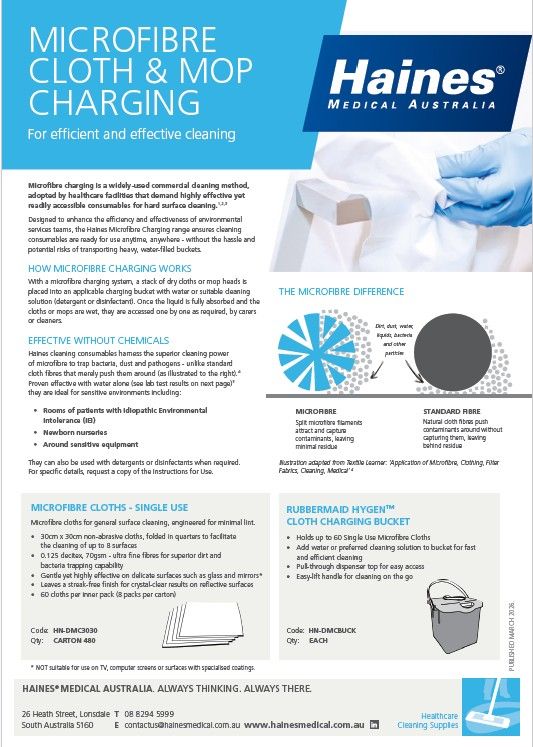 Haines Healthcare Cleaning Supplies Catalogue