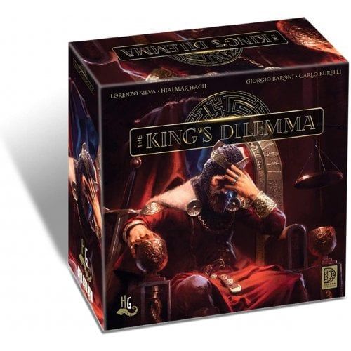 The box art of thte legacy board game King's Dilemma