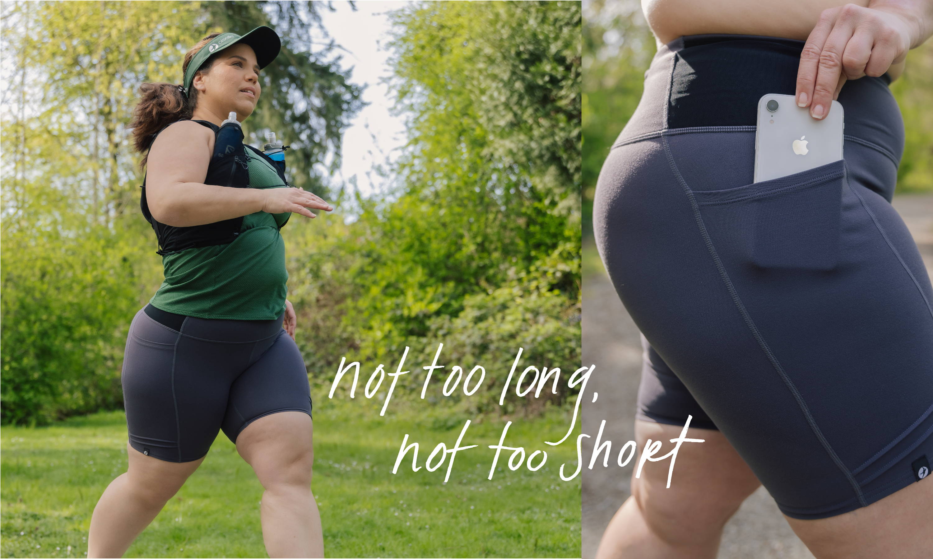 Shorts guide for women with a short torso