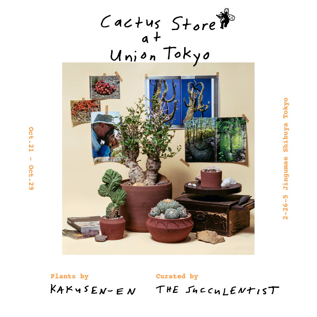 CACTUS STORE at UNION TOKYO supported by KAKUSEN-EN CACTUS STORE at UNION TOKYO supported by KAKUSEN-EN