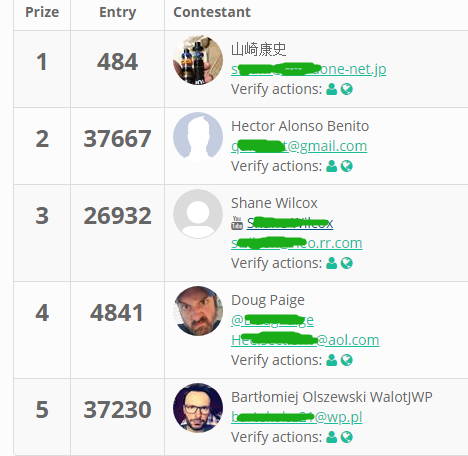 vape giveaway winners