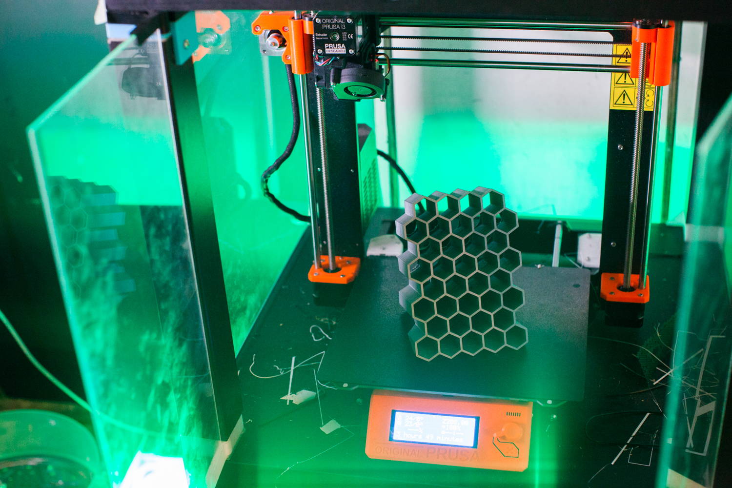 The Findlay 3D printer at work.