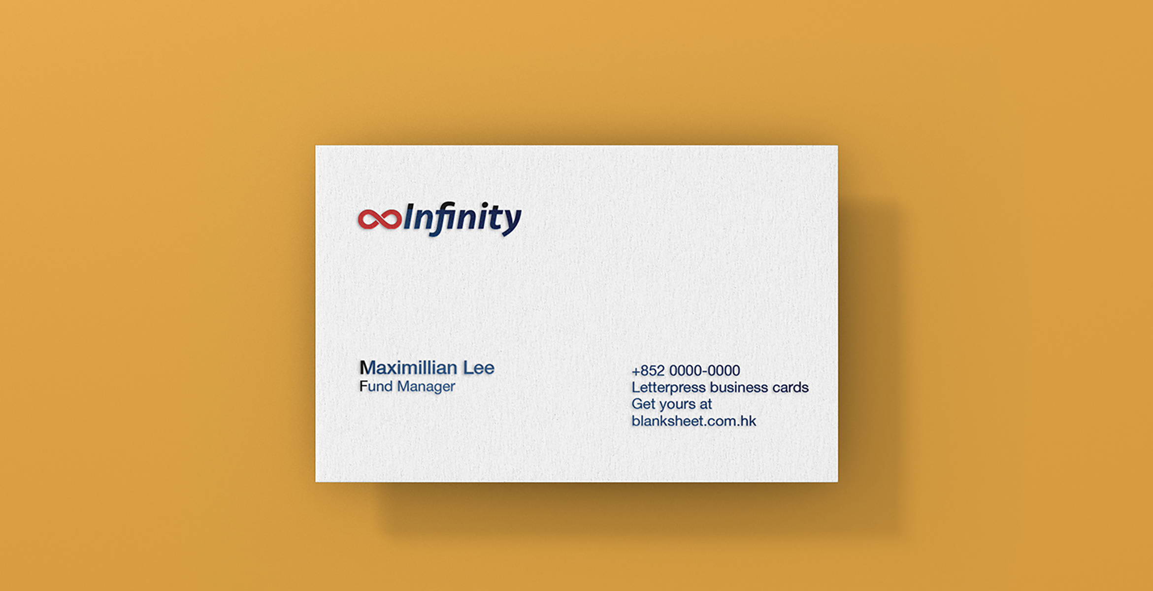 Letterpress business cards | Premium printing by Blank Sheet