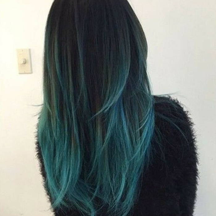 Blue Ombre Hair Color Ideas