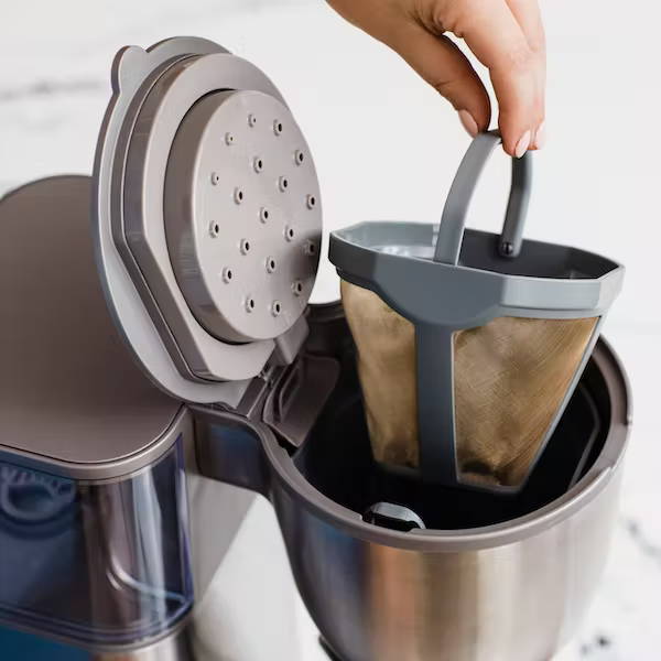 reusable gold mesh filter for café coffee maker
