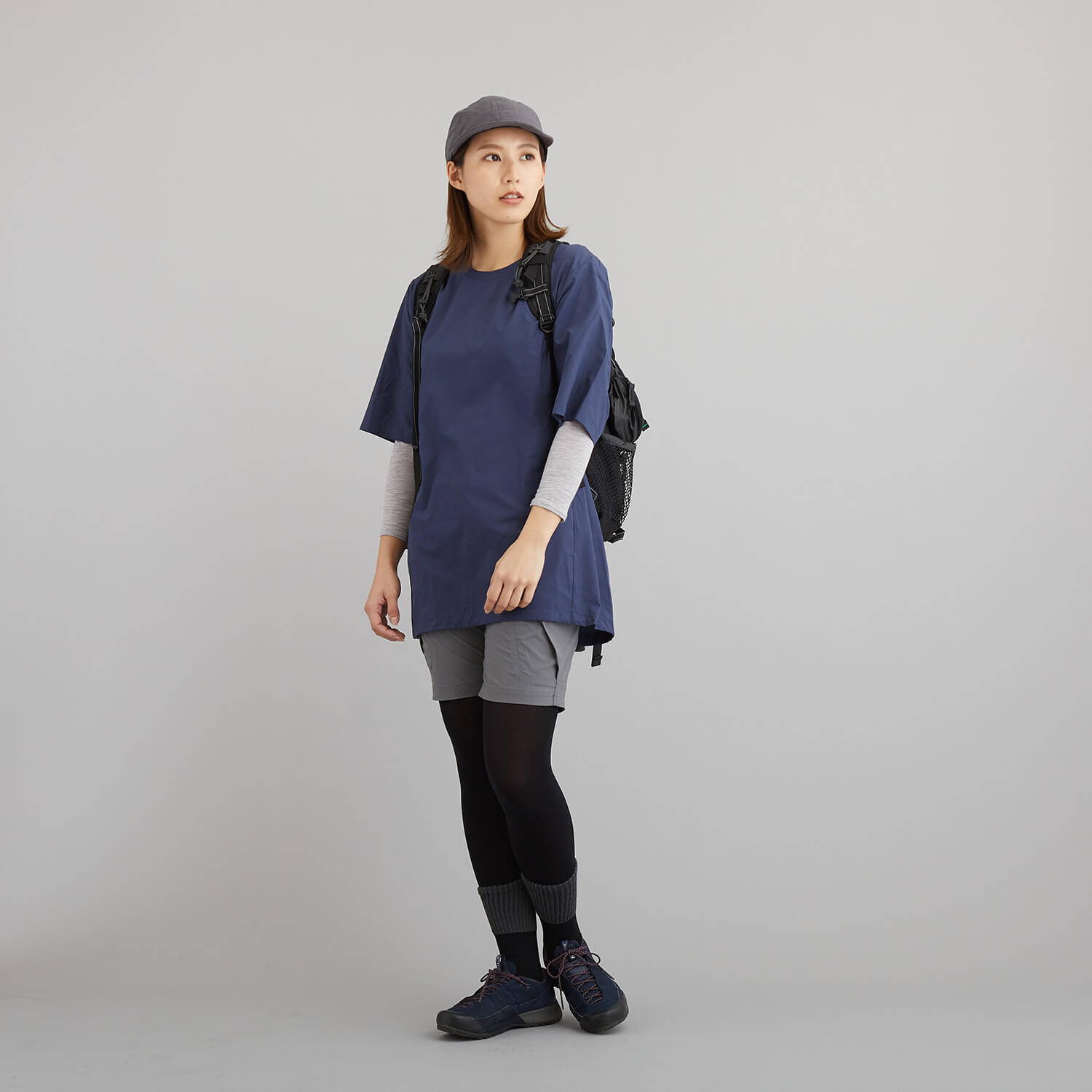 HOUDINI（フーディニ）/ウェザーT/ネイビー/UNISEX