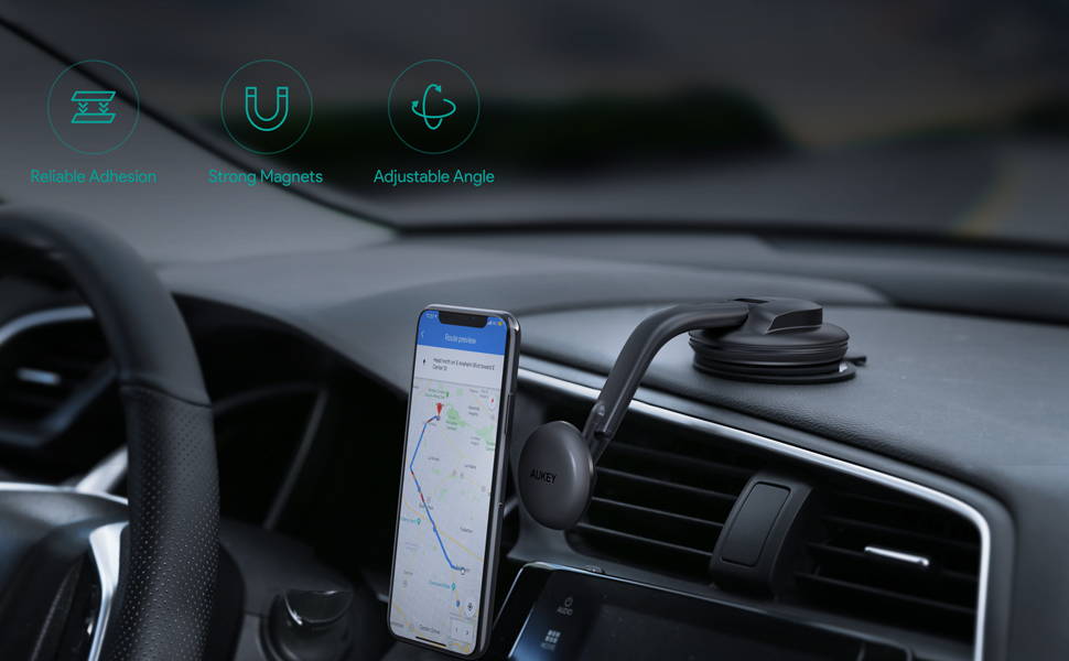 AUKEY HD-C49 Phone Holder for Car 360 degrees