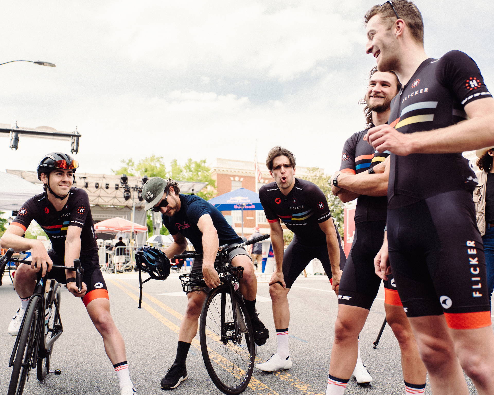 Team Flicker Racing at the the Athens Twilight Criterium