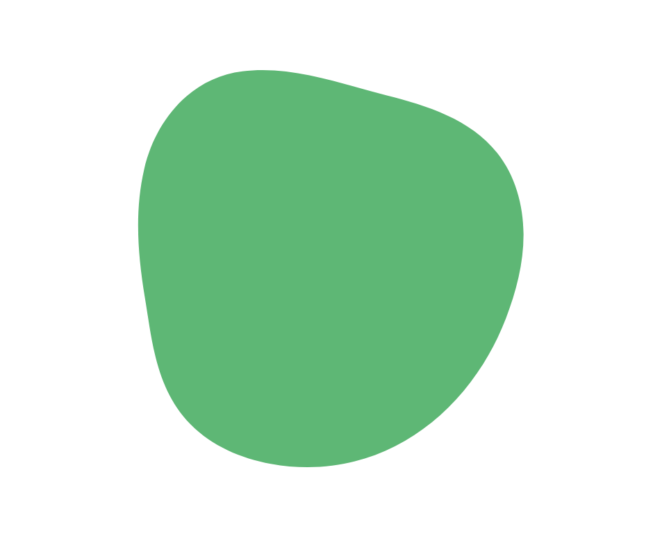 Green blob.