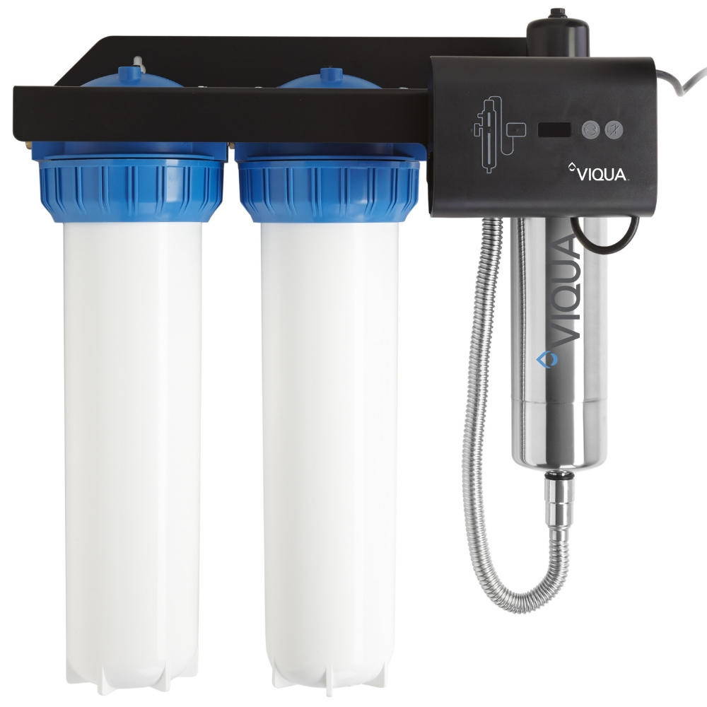 UV sterilizers remove viruses and bacteria from water