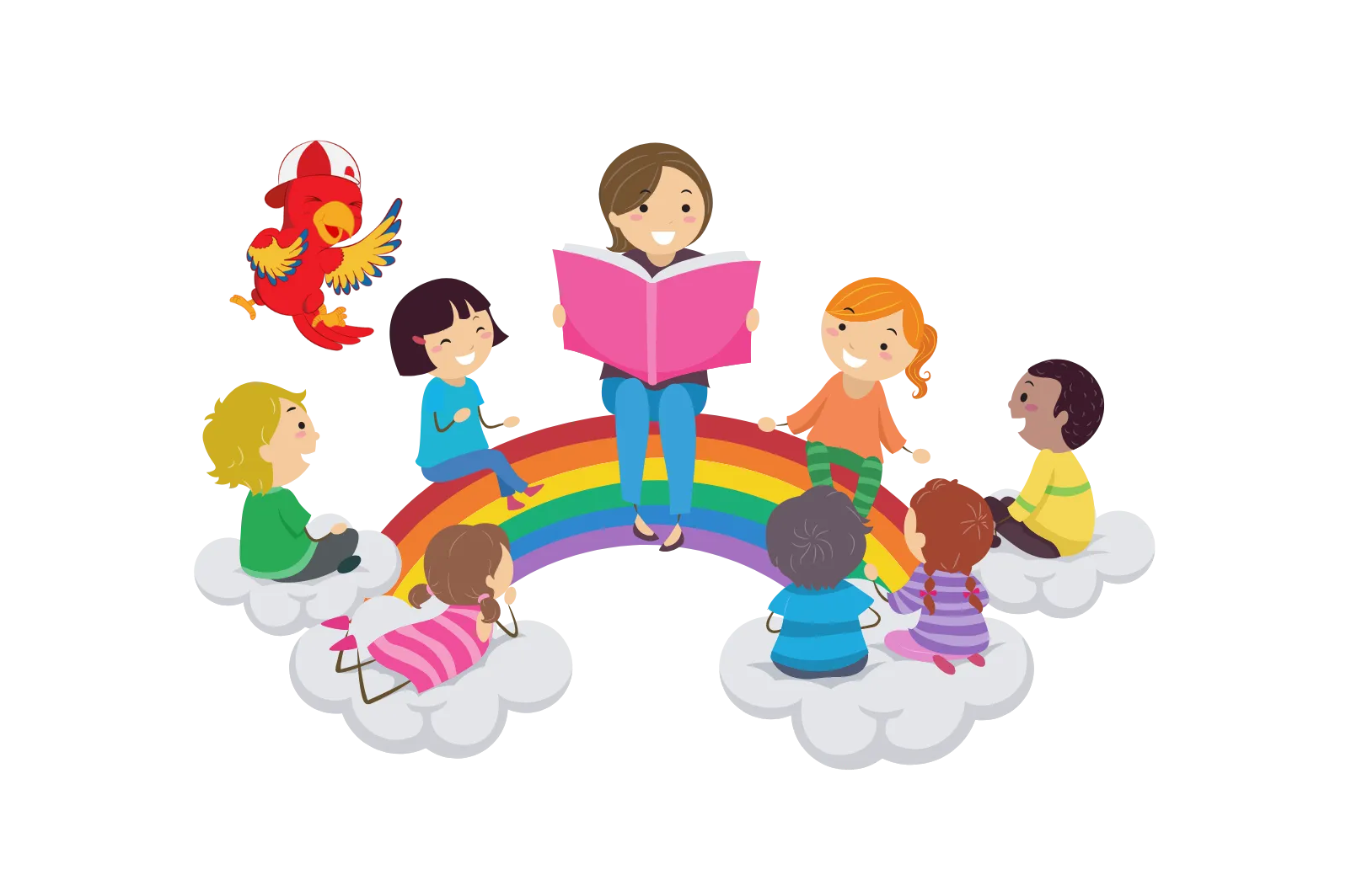 leemos cuentos con los niños en las clases de español