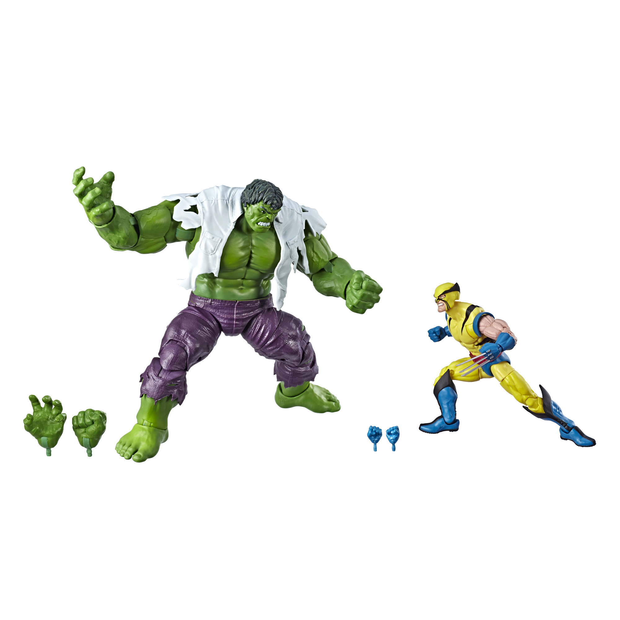 Marvel Legends Series 80th Anniversary Hulk And Wolverine Hasbro Pulse