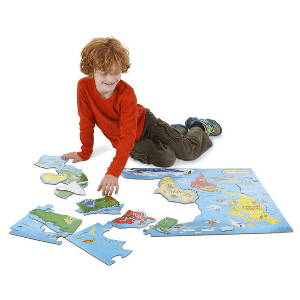 Jumbo Map Jigsaw Floor Puzzle