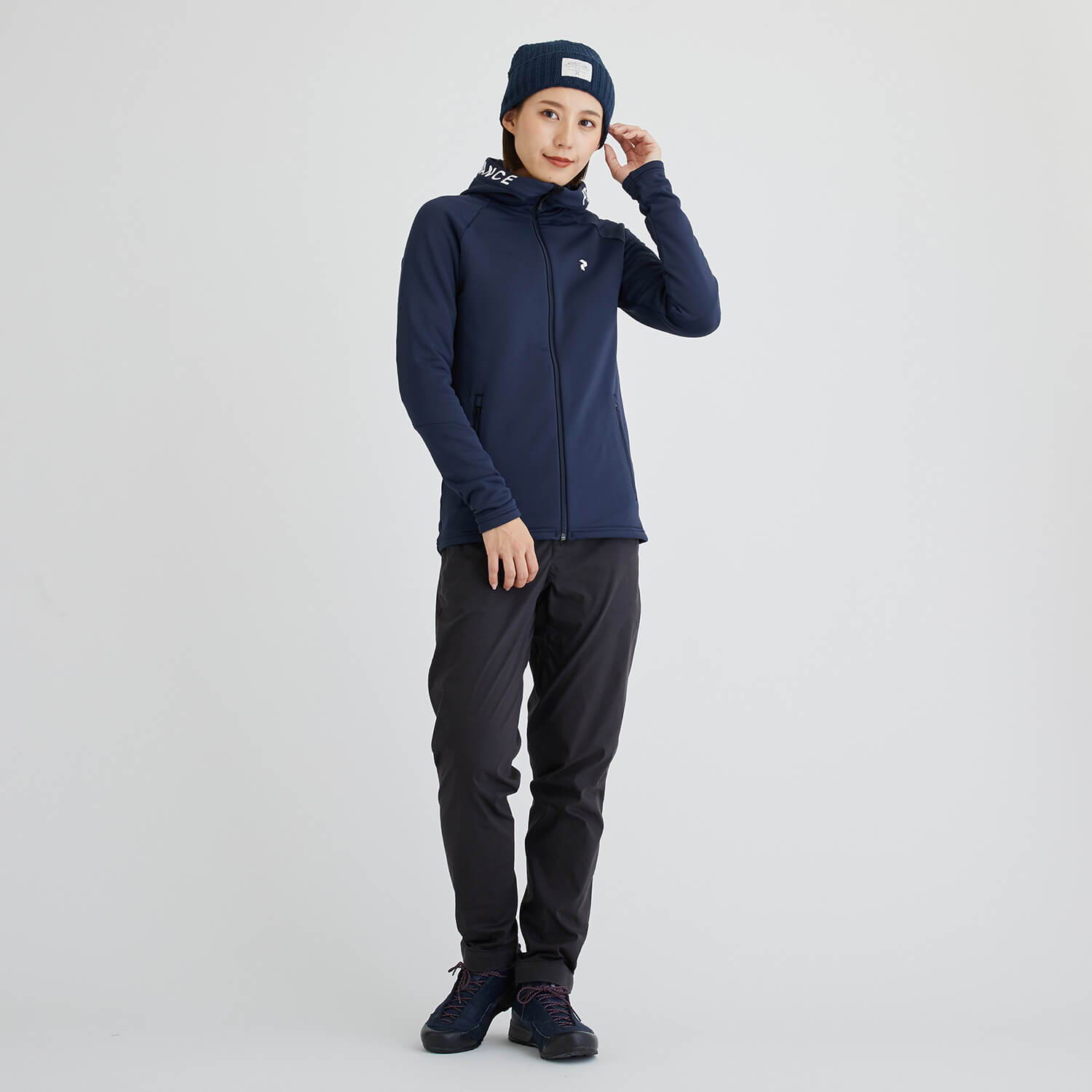 PeakPerformance（ピークパフォーマンス）/ライダージップフード/ネイビー/WOMENS