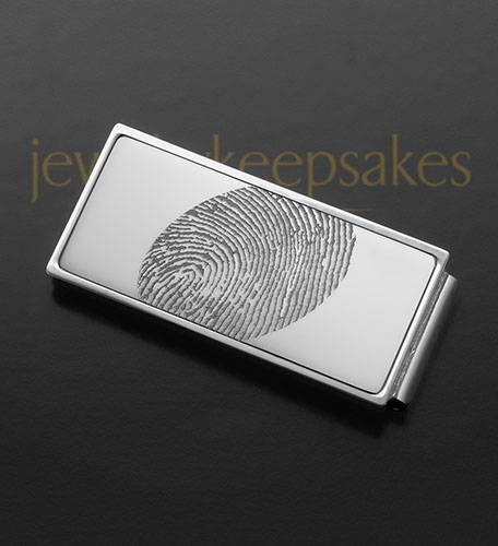Silver on Silver Stainless Money Clip