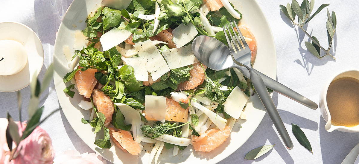 Fennel, Pink Grapefruit & Watercress Salad