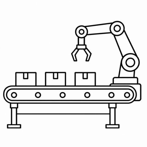 robotic piece picking systems icon