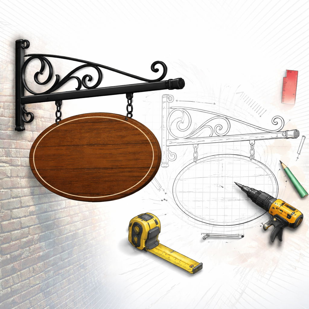 Custom Made to Order Sign Bracket