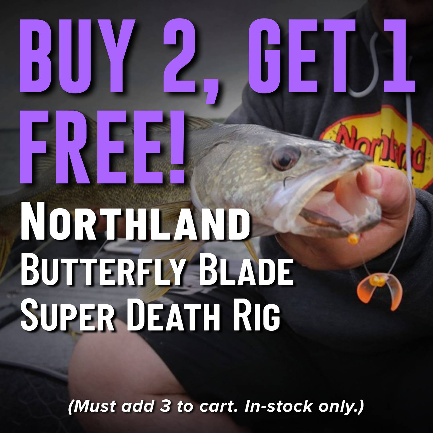 Buy 2, Get 1 Free! Northland Butterfly Blade Super Death Rig (Must add 3 to cart. In-stock only.)