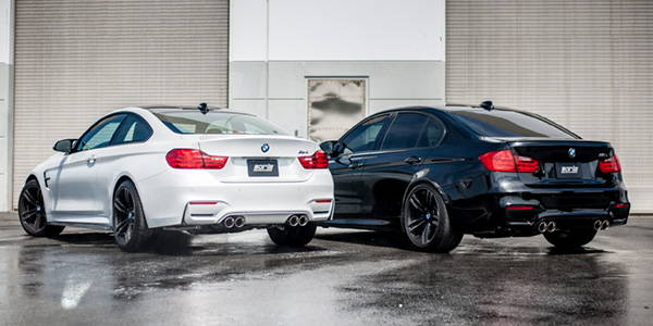 bmw m3 and m4 with borla exhausts