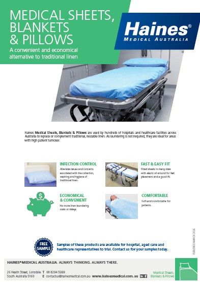 Haines Medical Blankets & Sheets Catalogue