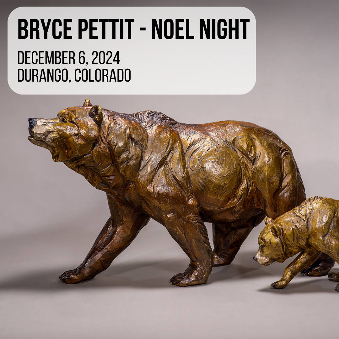 Bryce Pettit. Wildlife Sculpture. https://sorrelsky.com/collections/the-wild-west-david-yarrow