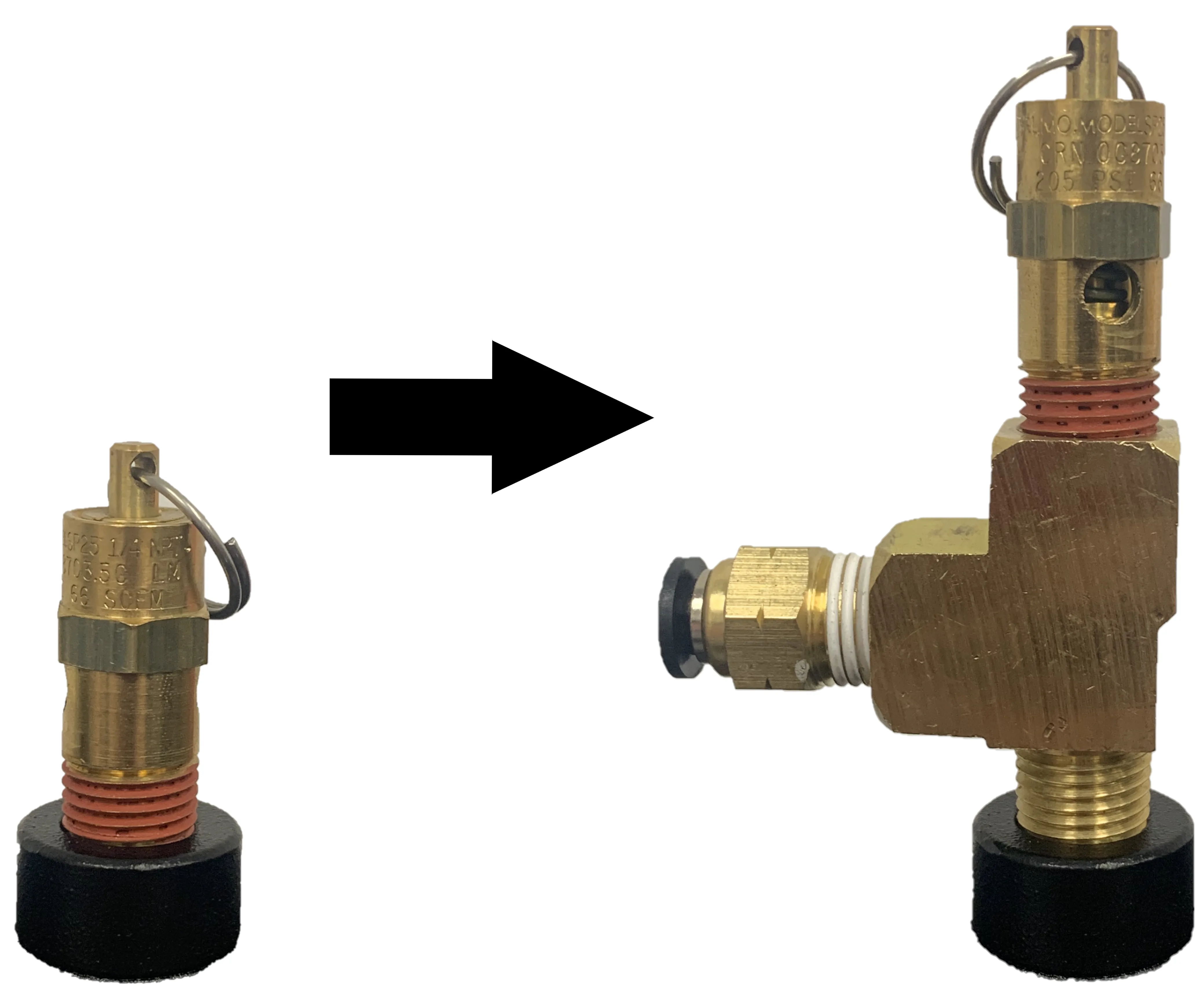 Using Air Bags / Load Support with Horn Kits (Single Path)