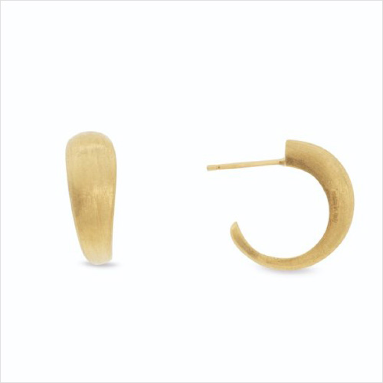 Yellow Gold Huggie Hoop Earrings