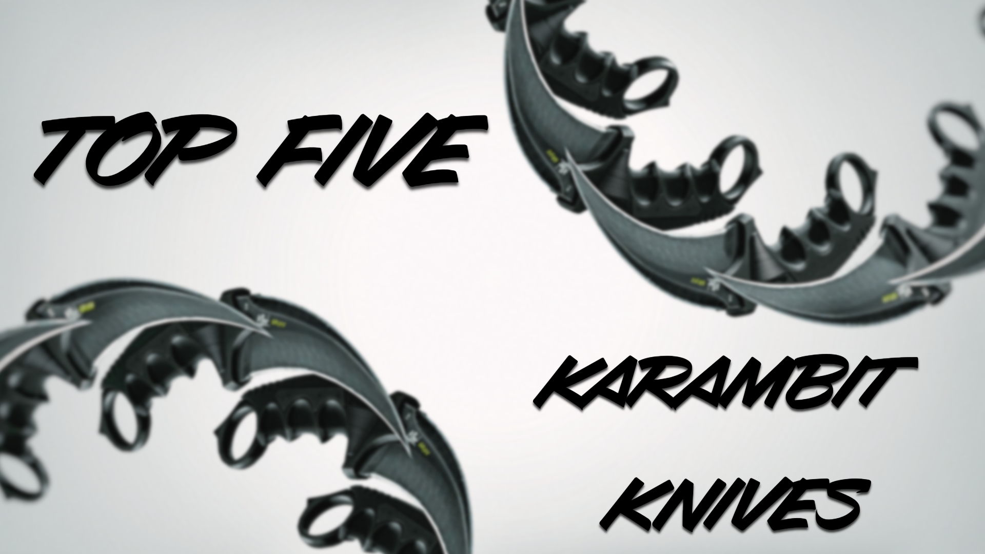 Image featuring text about top five karambit knives.