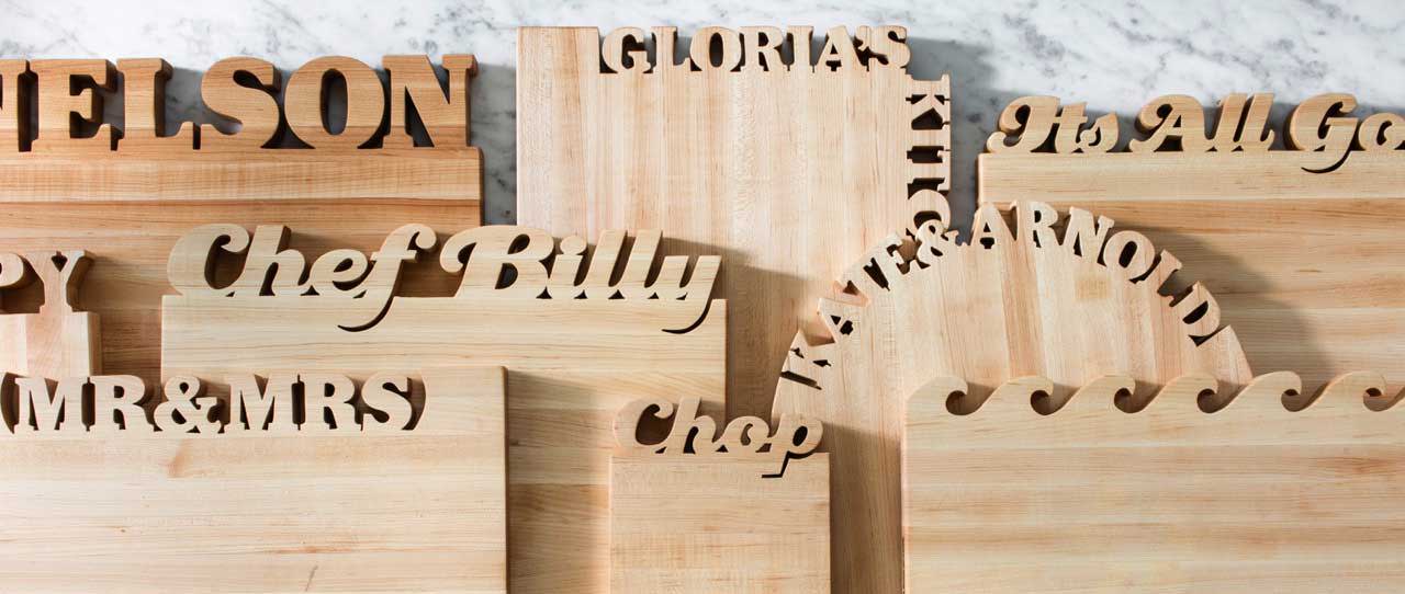 PERSONALIZED CUTTING BOARDS