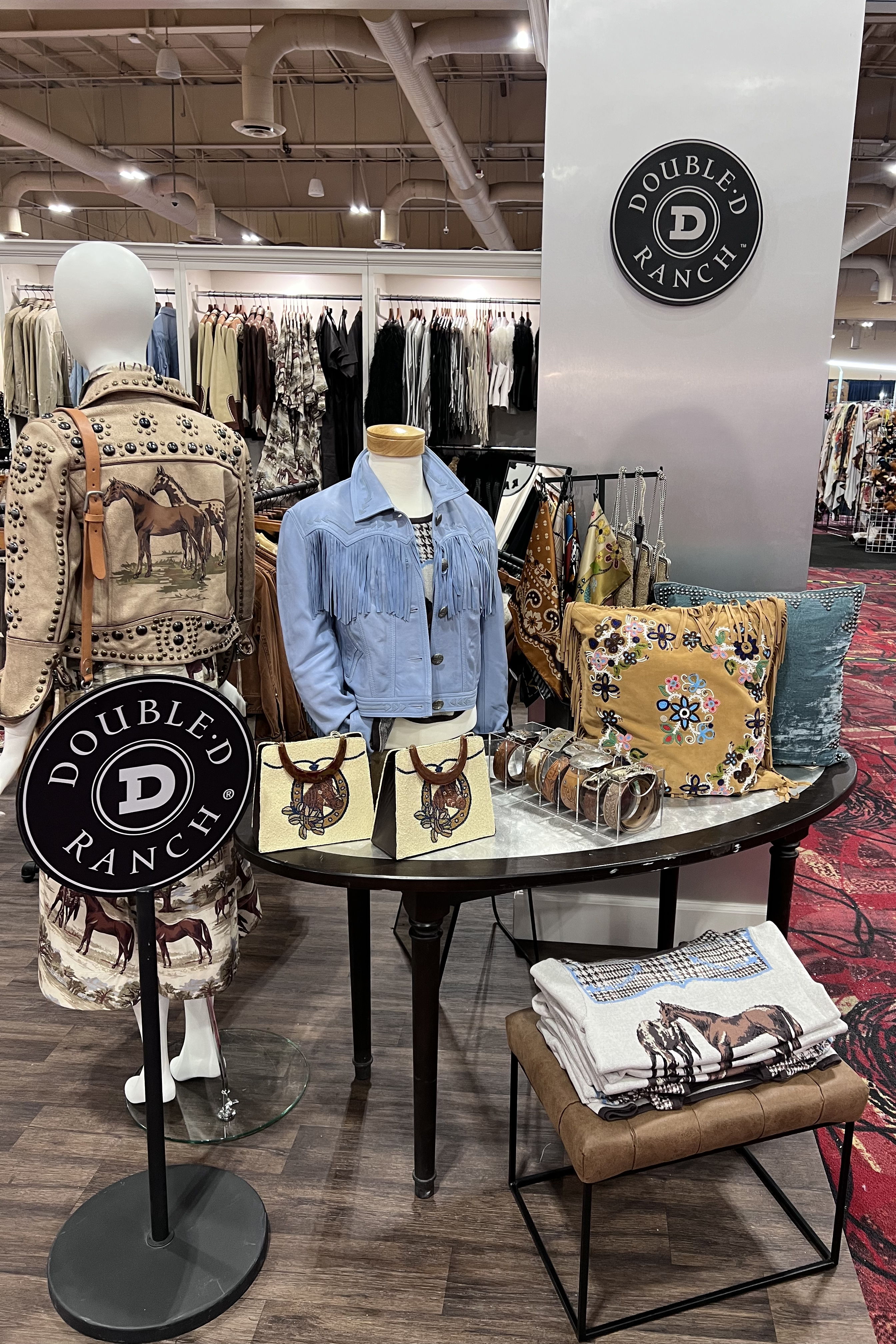 Double D Ranch, Run for a Million booth display. 