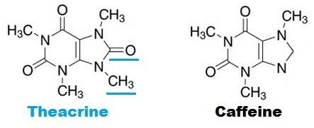teacrine and caffeine compounds