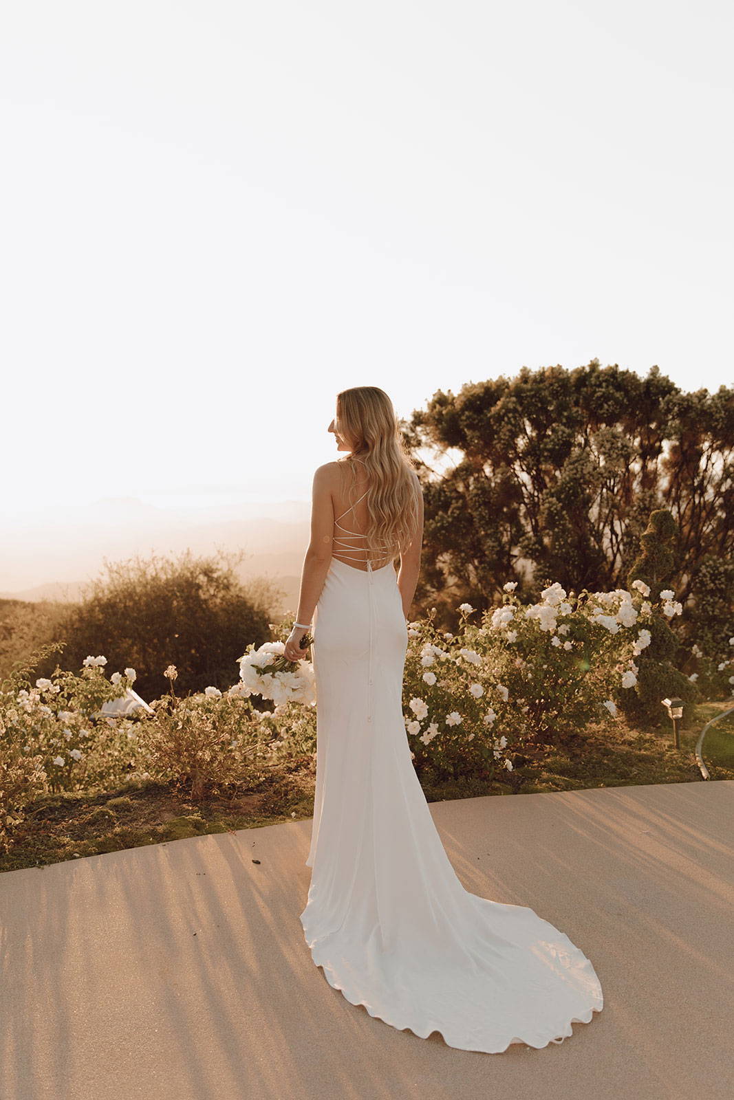 GRACE Bride in the Honey Silk Gown